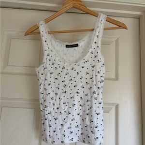 Brandy Melville White Tank Top
